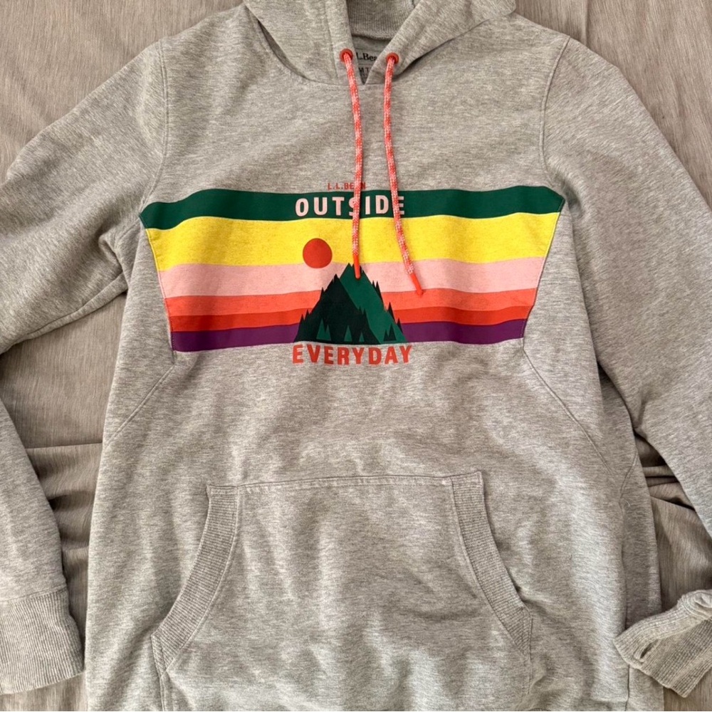 L.L. Bean Hoodie with Colorful Graphic